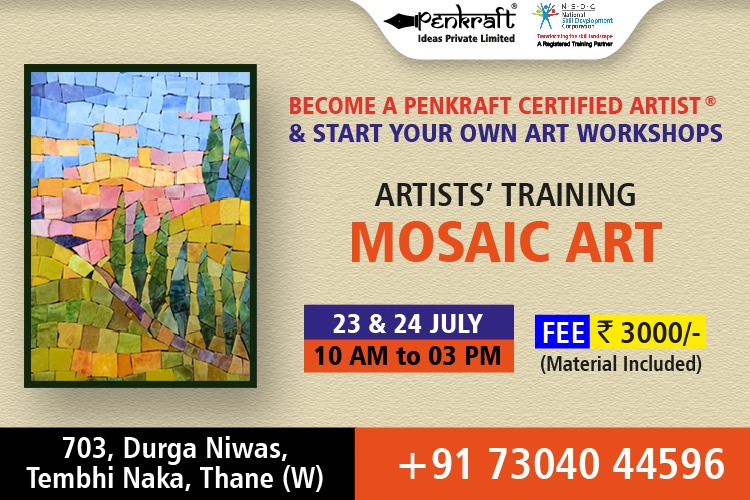 Become a Penkraft Certified Artist For Mosaic Art!